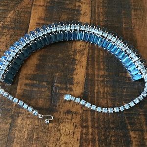 Vintage blue stone choker